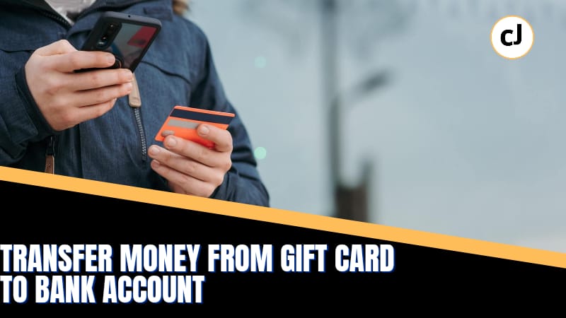 Transfer money from Gift Card to Bank Account